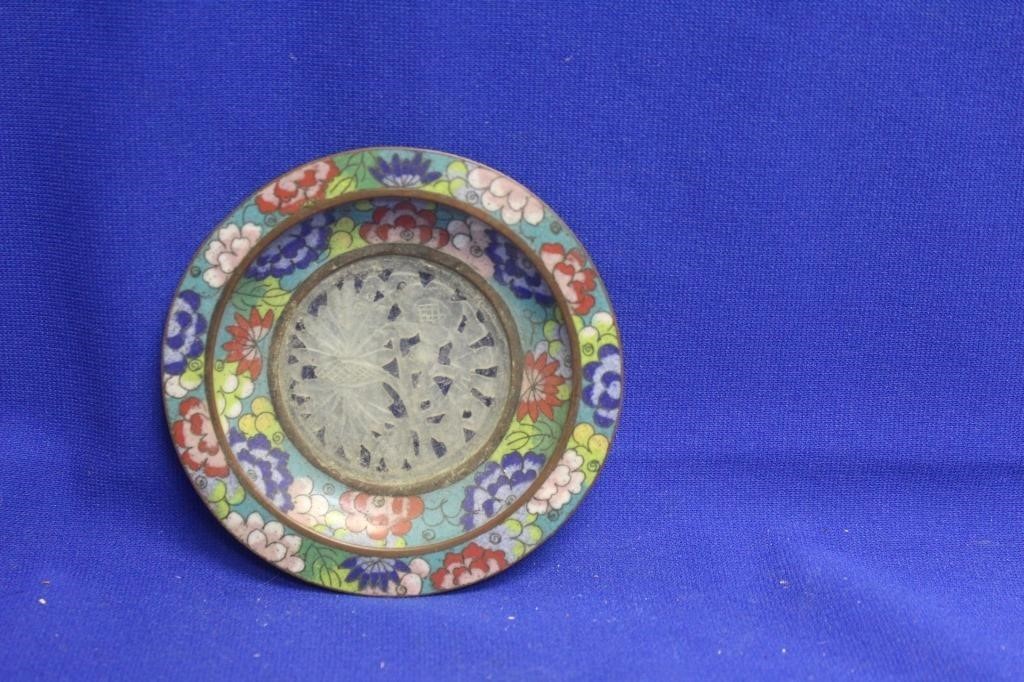 Chinese Cloisonne Small Dish