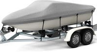 Kohree Trailerable Runabout Boat Cover Fit V-Hull