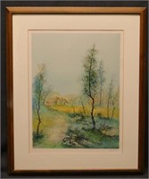 Signed & Numbered Barren Tree Litho