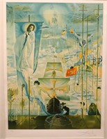 Salvador Dali Pencil-Signed Columbus Litho 199/300