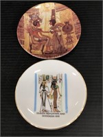 Two Fine Porclaine Sheeni Egyptian trinket dishes