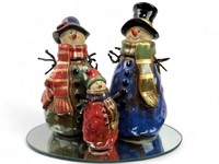 Kirkland's Potters Garden Snowman Family