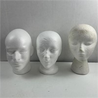 Lot of 3 Heads
