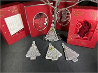 Waterford Crystal "trees" Ornaments