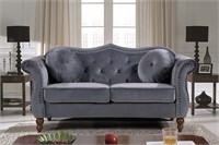 US Pride Furniture , Loveseat, Grey