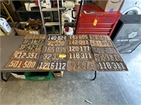 1918-1928 Ny State license plates