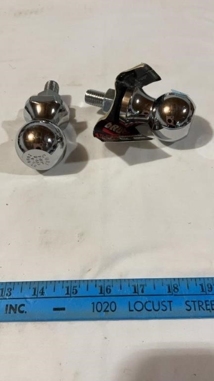 2- 1/ 7/8” hitch balls.