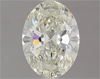 Gia Certified Oval Cut 1.00ct Si2 Diamond