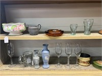 Miscellaneous glassware and other NO SHIPPING