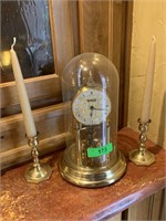 ANNIVERSARY CLOCK AND CANDLESTICK PAIR