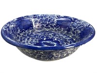 Antique Stone Ware Blue & White Bowl
