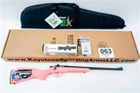 NEW KEYSTONE CRICKETT PINK SYNTHETIC 22LR BSC