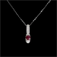 Heated Round Red Ruby 5mm Simulated Cz Gemstone 92