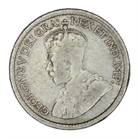 VG 1920 Canada 5 Cent Coin