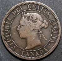 Canada Large Cent 1887 Far 7