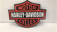 HARLEY DAVIDSON CAST IRON SIGN