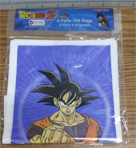 Dragon Ball z party gift bags