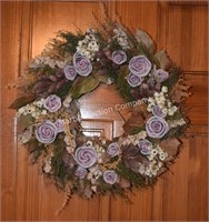 (B1) 16" Dried Floral Wreath