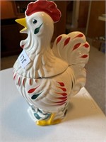 Vintage Rooster Cookie Jar by Pottery Guild of