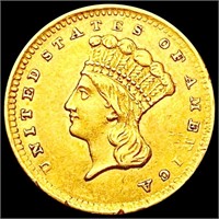 1856 Rare Gold Dollar CLOSELY UNCIRCULATED