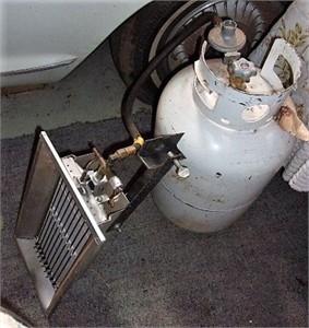 Propane Tank and Heater