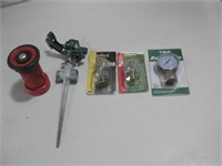 Five Assorted Yard Care Hardware Items