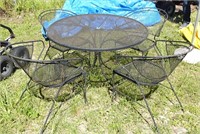 Wrought Iron Table & Chairs