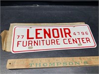 1977 Lenoir tag