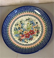 Polish Pottery DinnerPlate Unikat 3288 Staryzk