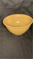 Antique Molded Yellow Ware Mixing Bowl