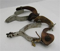 Ranch Spurs with Leather Strap