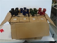 Case of 48 Clay 4-Head Hookah Bowls - Assd Colors