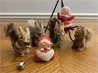 Squirrels with Santa and Mrs. Claus