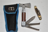 Camper's Multi-Tool w/Sheath & Pocket Knife