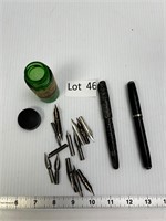 Lot of Fountain Pens and Tips