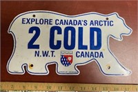 N.W.T License Plate