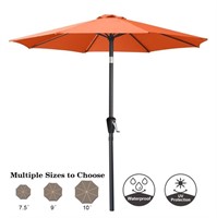 TN7014  ABCCANOPY 7.5FT Patio Umbrella, Orange