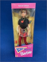 1995 School Spirit Barbie Doll,  Mattel, box has