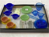 Lg. Group of Children's Dishware Including