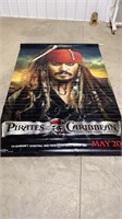 Double sided theater movie poster 90” x 60” vinyl