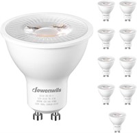 DEWENWILS 10-Pack GU10 LED Bulb Dimmable, 3000K Wa