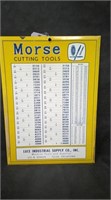 OLD MORSE CUTTING TOOL SIGN