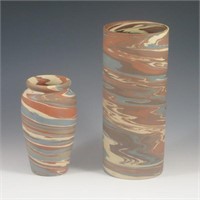 Niloak Swirl Vases (2)