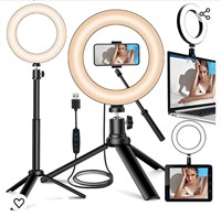($48) JIOZER,Selfie Ring Light for Zoom Mee