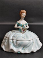 Limoges China Victorian Blue Lady