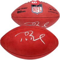 Tom Brady Autographed  Leather Football