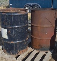2-- 50 Gallon Barrels