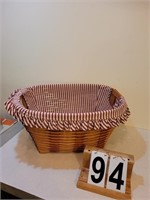 Longaberger Large Basket 1995