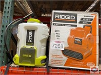 (2 pcs) RYOBI and RIDGID tools