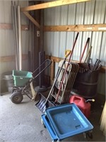 Tent Poles, Carts, Folding Chairs, Tent Stakes,